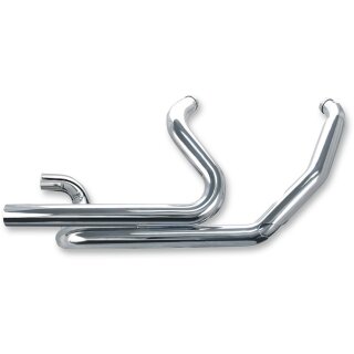 S&S Power Tune Auspuff Krümmer Set chrom für Harley Touring Modelle 95-08