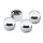 S&S, magnetic head bolt cover set, chrome