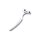 K-Tech, repl. clutch lever. Polished