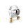 K-Tech DeLuxe external throttle housing. Satin aluminum
