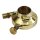K-Tech DeLuxe external throttle housing. Polished brass