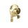 K-Tech DeLuxe external throttle housing. Satin brass
