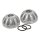 K-Tech, Knuckle rocker nuts. Finned, satin chrome finish