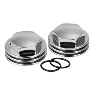 K-Tech, Knuckle rocker nuts. Groove, chrome finish
