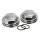K-Tech, Knuckle rocker nuts. Groove, chrome finish