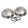 K-Tech, Knuckle rocker nuts. Groove, satin chrome finish