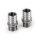 K-Tech, ribbed fork tube caps M34 x 1.5