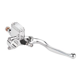 Kustom Tech Classic Handbremszylinder Alu poliert für 1" Lenker 14mm Bore