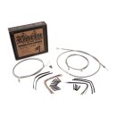 Burly Apehanger Kabel Verlängerung Kit 16" Edelstahl für Harley FLST Softail 00-06