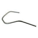 Burly, 1" Long Horn handlebar. Chrome