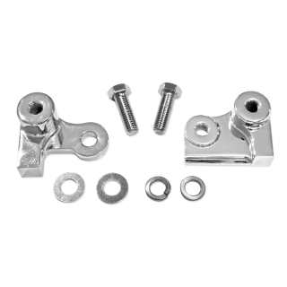 Burly, rear lowering kit. Chrome