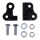 Burly, rear lowering kit. Black
