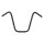 Burly, 1" Narrow Apes handlebar. Black, 14" rise