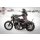 Burly, sissy bar. 13" black, no backrest pad