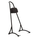 Burly, sissy bar. 20" black, with backrest pad