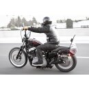 Burly, sissy bar. 20" black, with backrest pad