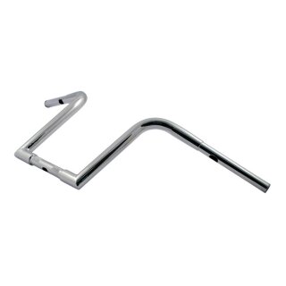 Wild 1, 1-1/4" Chubby Outlawz Apes. Chrome, 12" rise