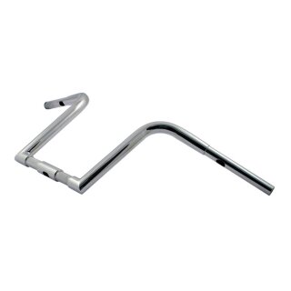 Wild 1, 1-1/4" Chubby Outlawz Apes. Chrome, 12" rise