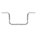 Wild1, 1-1/4" Chubby Bagger Ape. Chrome, 10" rise