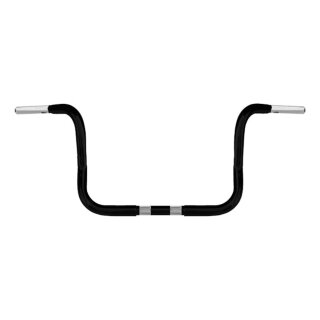 Wild1, 1-1/4" Chubby Bagger Ape. Black, 10" rise