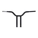 Wild1, Chubby Psycho streetfighter bar 1-1/4". Black, 14"