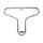 Front engine guard, chrome