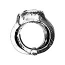 HAND CUFFS BIKER PIN