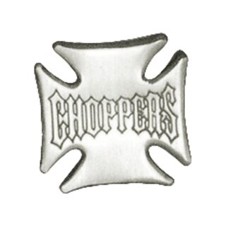 MALTESE CROSS CHOPPERS PIN