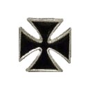 MALTESE CROSS PIN, BLACK
