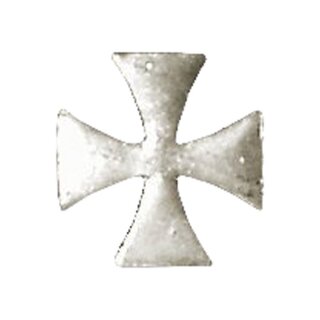 MALTESE CROSS PIN, SILVER