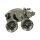 HOG ON WHEELS BIKER PIN - LARGE