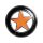 LONE STAR PIN, BLACK ORANGE