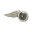 LARGE WING WHEEL MOTORCYCLE PIN