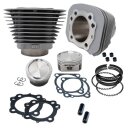 S&S 883-1200 Big Bore Zylinder Tuning Kit für Harley XL Sportster 86-21 silber