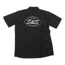 S&S MECHANICS SHIRT, S&S LOGO, BLACK, M