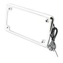 LICENSE PLATE FRAME, WITH 6 LEDS