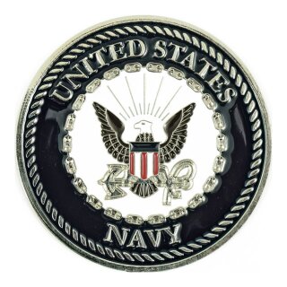 MINI BEAST NAVY HORN MEDALLION