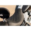 Mustang, Wide Tripper solo seat. With rider backrest