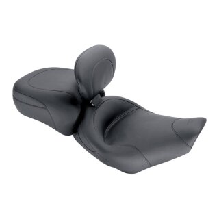 Mustang, Standard Touring solo seat. With rider backrest