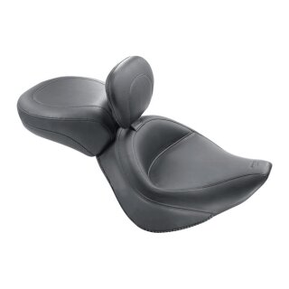 Mustang, Wide Touring solo seat. With rider backrest