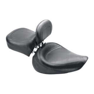 Mustang, Wide Touring solo seat. With rider backrest