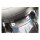 Mustang, mini fender bib. Plain with braided edges. Black