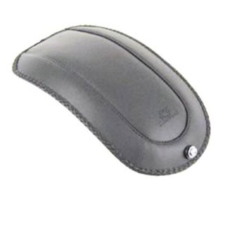 Mustang, rear fender bib. Plain with braided edges