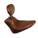 Mustang, Wide Tripper solo seat. With rider backrest