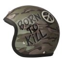 DMD MILITARY CAMO GREEN HELMET