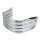 LOWER FRONT FENDER TRIM, RIBBED