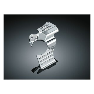Kuryakyn, oil filler spout cover. Chrome