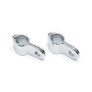 Kuryakyn Magnum quick clamps 1", chrome