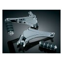 Kuryakyn, adjustable Touring passenger pegs. Chrome