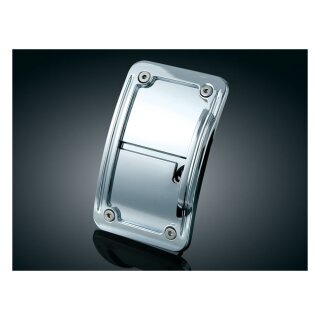 Kuryakyn curved license plate holder, vertical
